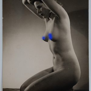 TIRAGE PHOTO Argentique, RC		PINUP FEMME NUE NU ARTISTIQUE	9X13xm	1950