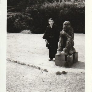 SNAP SHOT VINTAGE  CHINE  HOMME HABIT TRADITIONNEL 1950