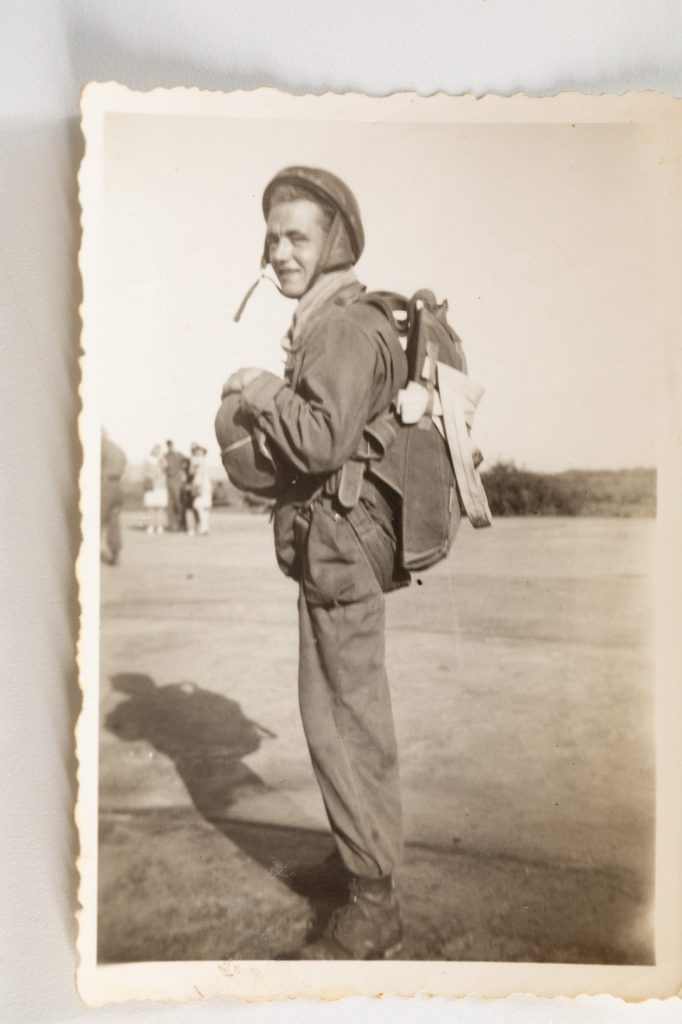 PHOTO SNAP SHOT France 1er régiment de chasseurs parachutistes 1er RCP 1948