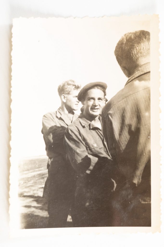 PHOTO SNAP SHOT France 1er régiment de chasseurs parachutistes 1er RCP 1948