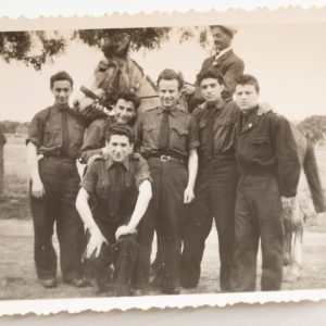 PHOTO SNAP SHOT France 1er régiment de chasseurs parachutistes 1er RCP 1948