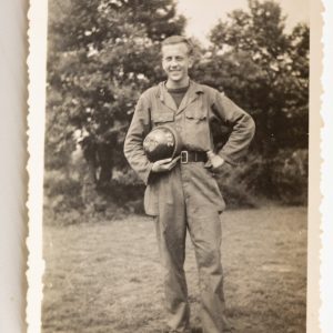 PHOTO SNAP SHOT France 1er régiment de chasseurs parachutistes 1er RCP 1948