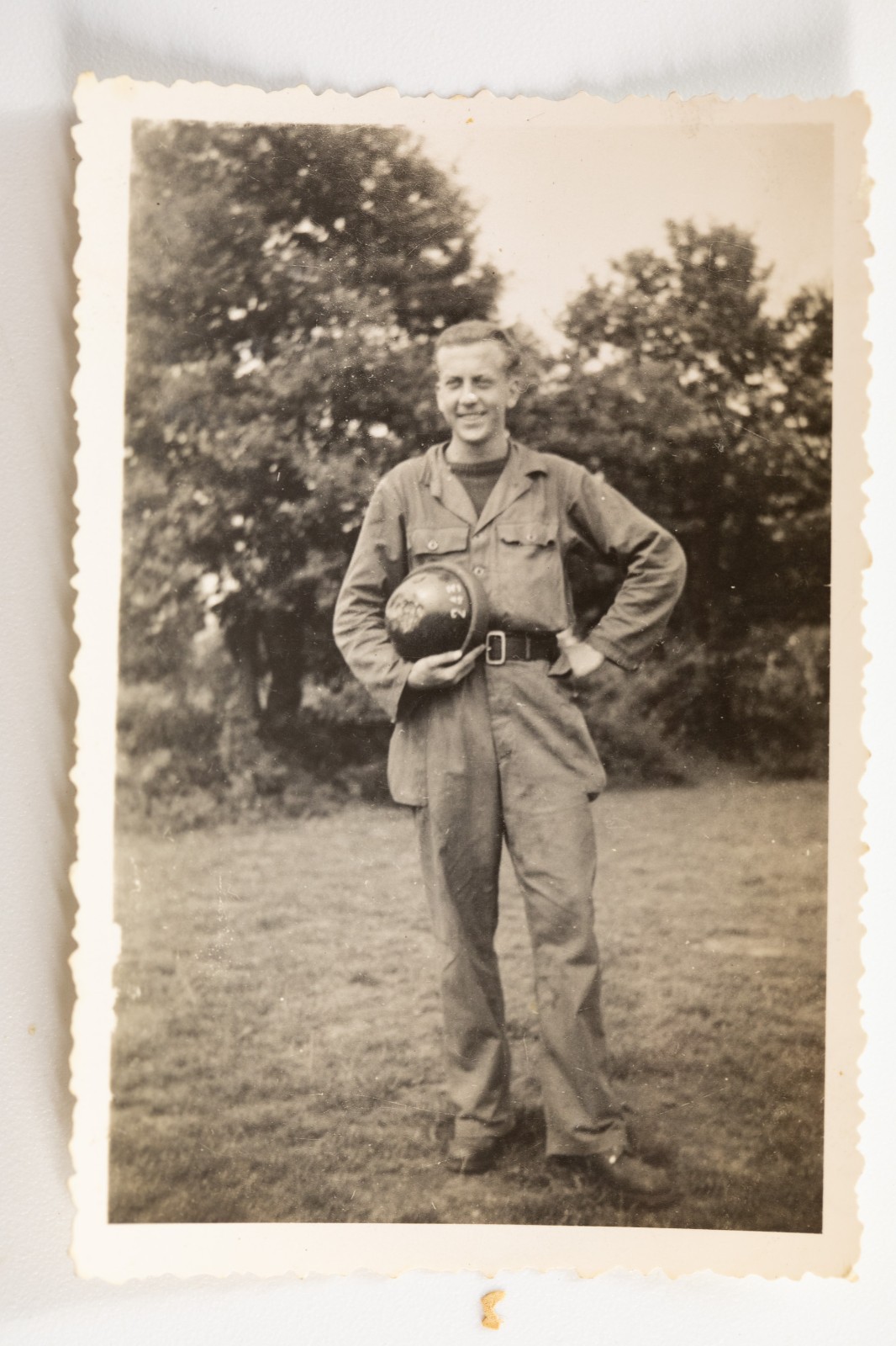 PHOTO SNAP SHOT France 1er régiment de chasseurs parachutistes 1er RCP 1948
