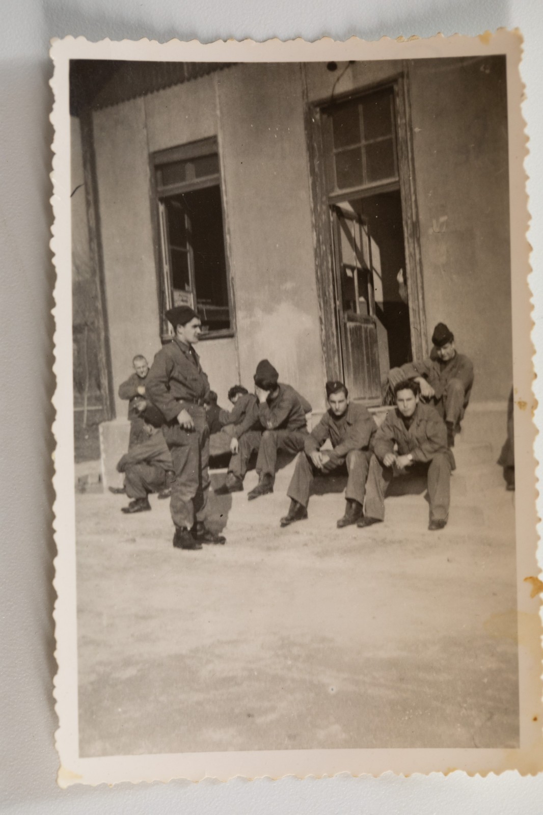 PHOTO SNAP SHOT France 1er régiment de chasseurs parachutistes 1er RCP 1948