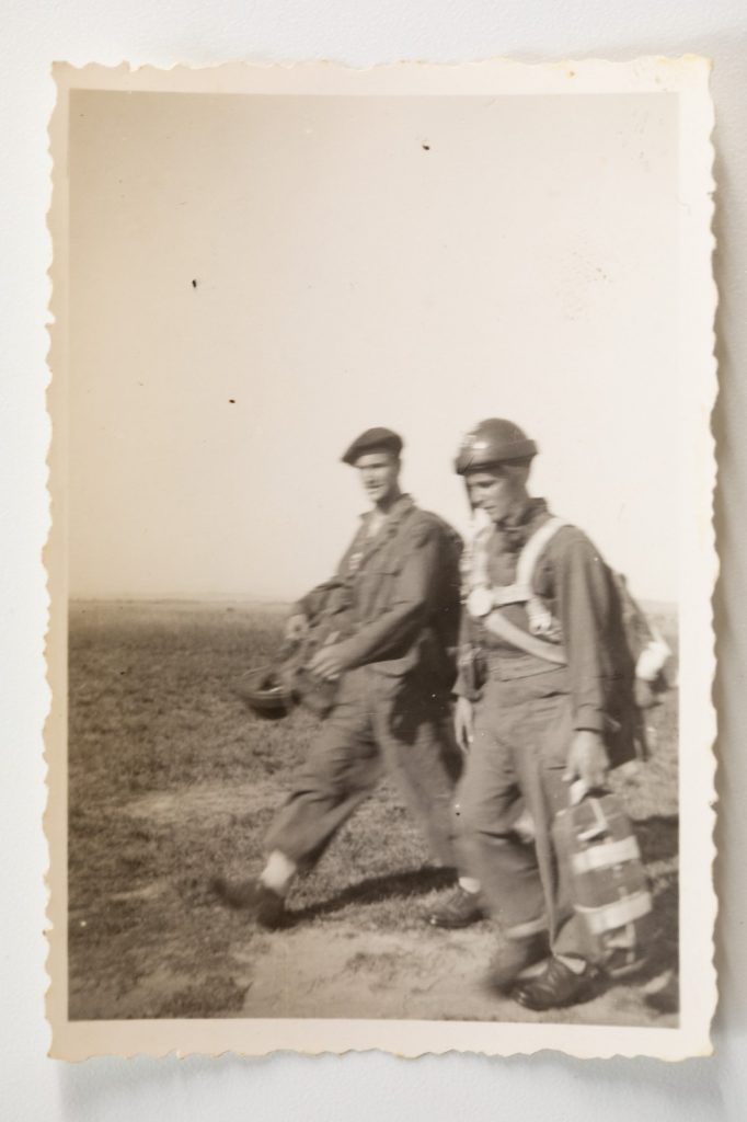 PHOTO SNAP SHOT France	 1er régiment de chasseurs parachutistes 1er RCP 1948