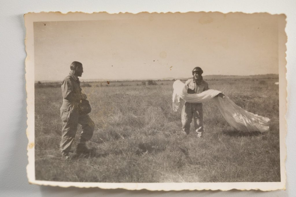 PHOTO SNAP SHOT France	 1er régiment de chasseurs parachutistes 1er RCP 1948