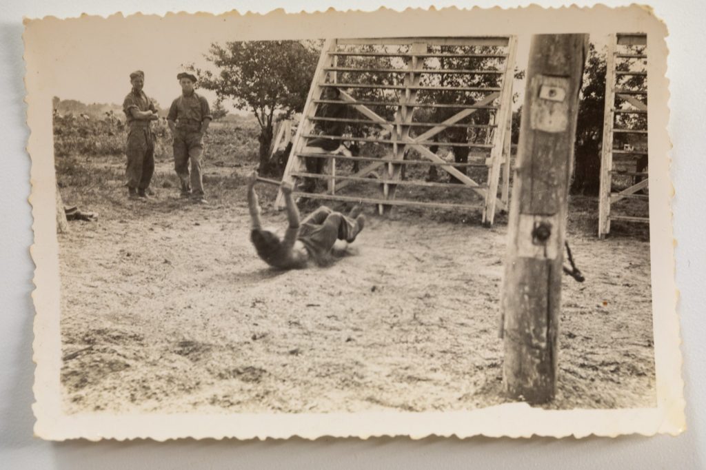 PHOTO SNAP SHOT France	 1er régiment de chasseurs parachutistes 1er RCP 1948