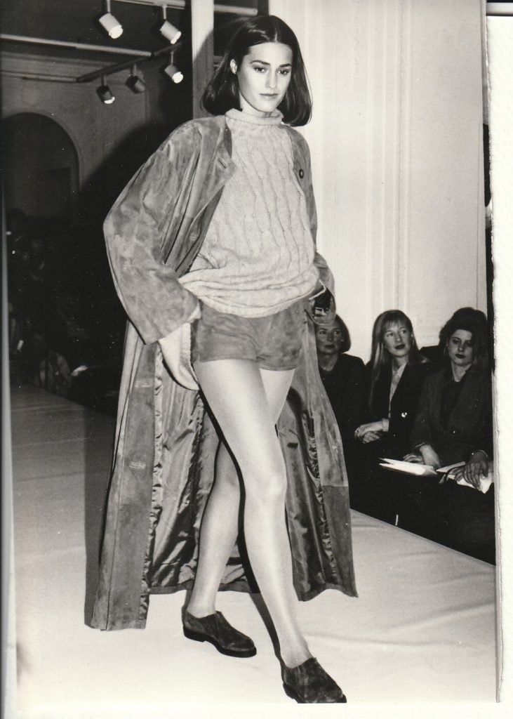 TIRAGE PHOTO Argentique FASHION WEEK LONDRES MARS 1990 AGIP 12X18CM
