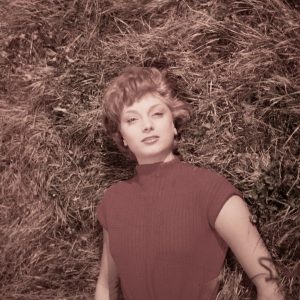 Tirage photo argentique ACTRICE PIN-UP 1960 30X30cm
