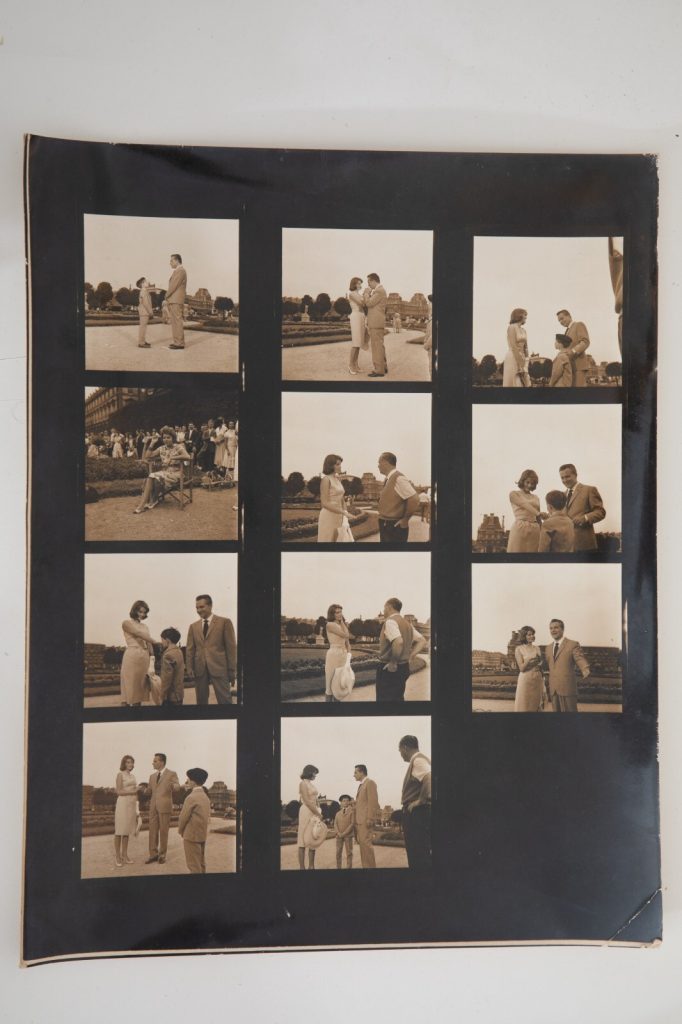 TIRAGE PHOTO Planche contact DIMITRI AGENCE DALMAS 1960' ACTEUR Rosano Brazzi