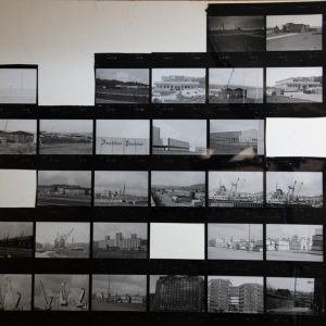 TIRAGE PHOTO	argentique grande planche contact 1980	VUE DIVERS NORMANDIE 40X50cm