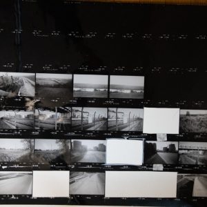 TIRAGE PHOTO	argentique grande planche contact 1980	VUE DIVERS NORMANDIE