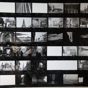 TIRAGE PHOTO	argentique grande planche contact 1980	VUE DIVERS NORMANDIE 40X50cm