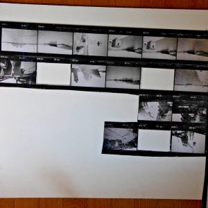 TIRAGE PHOTO	argentique grande planche contact 1980	VUE DIVERS NORMANDIE