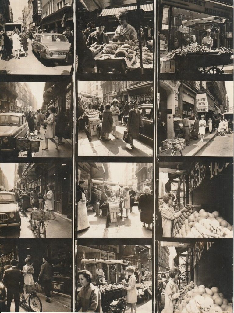 TIRAGE PHOTO	argentique 1960' planche contact 1960'		ACTRICE DANY SAVAL 24x18cm