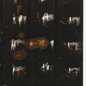 TIRAGE PHOTO	argentique 1960' planche contact 	CABARET LA BOULE BLANCHE  21X27cm