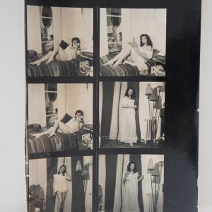 TIRAGE PHOTO	Planche contact argentique 1960 PIN-UP actrice BARBARA CRUZ