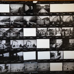 TIRAGE PHOTO	argentique grande planche contact 1980	VUE DIVERS NORMANDIE 40X50cm