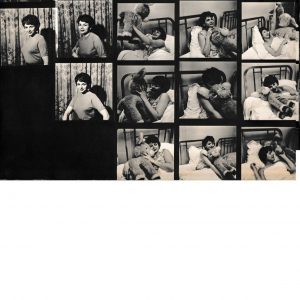 TIRAGE PHOTO	argentique 1960' planche contact 1960'	ACTRICE SANDRA MILO 24x30cm