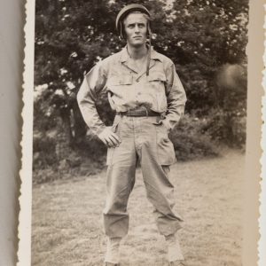 PHOTO SNAP SHOT France	 1er régiment de chasseurs parachutistes 1er RCP 1948