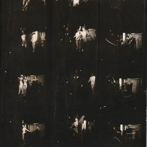 TIRAGE PHOTO	argentique 1960' planche contact 	CABARET LA BOULE BLANCHE  21X27cm