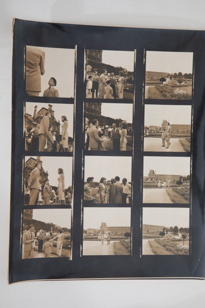 TIRAGE PHOTO Planche contact DIMITRI AGENCE DALMAS 1960' ACTEUR Rosano Brazzi