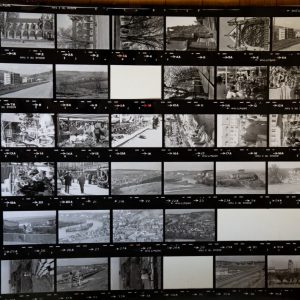 TIRAGE PHOTO	argentique grande planche contact 1980	VUE DIVERS NORMANDIE 40X50cm