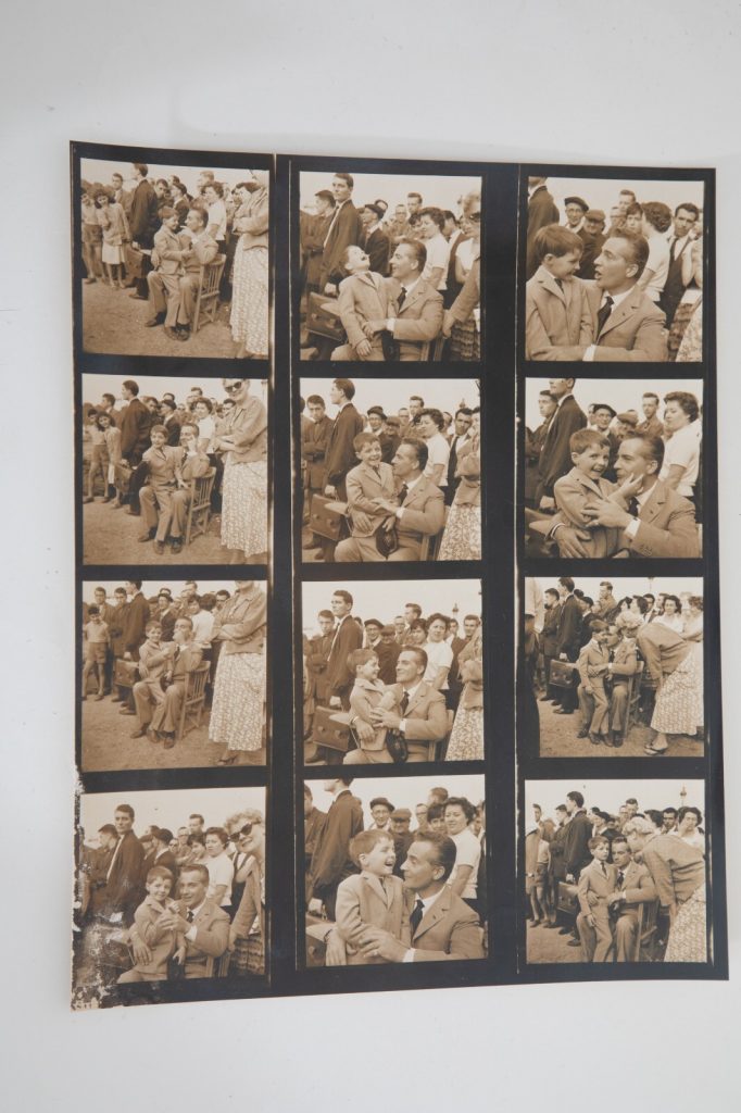 TIRAGE PHOTO Planche contact DIMITRI AGENCE DALMAS 1960' ACTEUR Rosano Brazzi