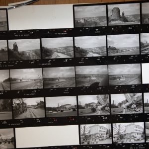 TIRAGE PHOTO	argentique grande planche contact 1980	VUE DIVERS NORMANDIE 40X50cm