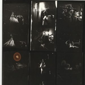 TIRAGE PHOTO	ARGENTIQUE PLANCHE CONTACT 1960' CABARET LES FOLIES BERGERE 20X25CM