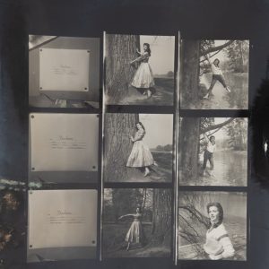 TIRAGE PHOTO	Planche contact argentique 1960 PIN-UP actrice BARBARA CRUZ