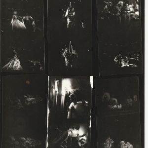 PHOTO PLANCHE CONTACT TAMPON GERARD DECAUX 1960' LES FOLIES BERGERE 20X25CM