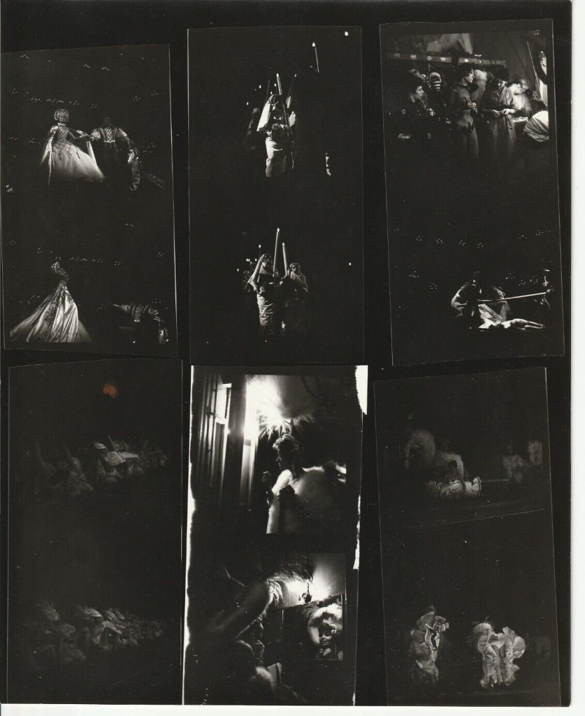 PHOTO PLANCHE CONTACT TAMPON GERARD DECAUX 1960' LES FOLIES BERGERE 20X25CM