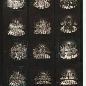 TIRAGE PHOTO	argentique 1960' planche contact 	CABARET LA NOUVELLE EVE 21X27cm