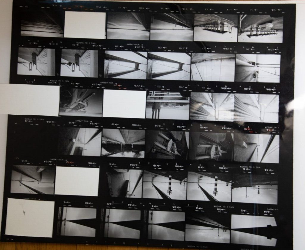 TIRAGE PHOTO argentique grande planche contact 1980 VUE DIVERS NORMANDIE 40X50cm