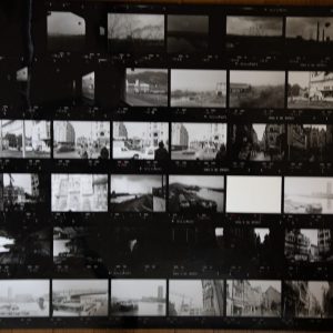 TIRAGE PHOTO	argentique grande planche contact 1980	VUE DIVERS NORMANDIE 40X50cm