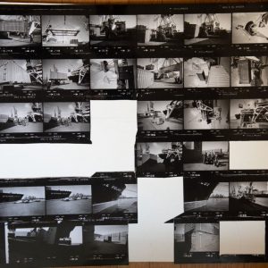 TIRAGE PHOTO	argentique grande planche contact 1980	VUE DIVERS NORMANDIE 40X50cm