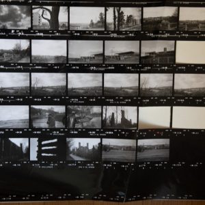 TIRAGE PHOTO	argentique grande planche contact 1980	VUE DIVERS NORMANDIE 40X50cm