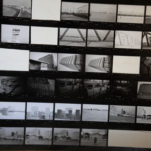 TIRAGE PHOTO	argentique grande planche contact 1980	VUE DIVERS NORMANDIE 40X50cm