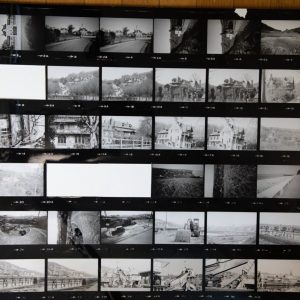 TIRAGE PHOTO	argentique grande planche contact 1980	VUE DIVERS NORMANDIE 40X50cm