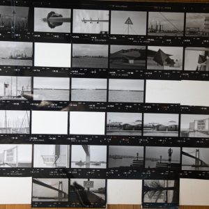 TIRAGE PHOTO	argentique grande planche contact 1980	VUE DIVERS NORMANDIE 40X50cm