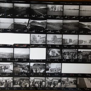 TIRAGE PHOTO	argentique grande planche contact 1980	VUE DIVERS NORMANDIE 40X50cm