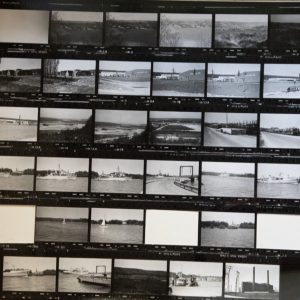 TIRAGE PHOTO	argentique grande planche contact 1980	VUE DIVERS NORMANDIE 40X50cm