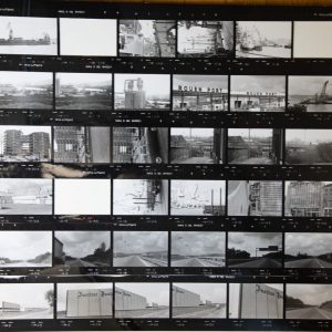 TIRAGE PHOTO	argentique grande planche contact 1980	VUE DIVERS NORMANDIE 40X50cm