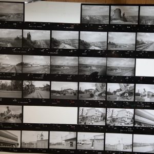 TIRAGE PHOTO	argentique grande planche contact 1980	VUE DIVERS NORMANDIE 40X50cm