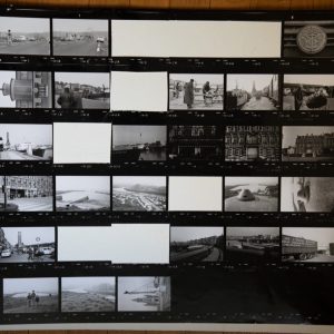 TIRAGE PHOTO	argentique grande planche contact 1980	VUE DIVERS NORMANDIE 40X50cm