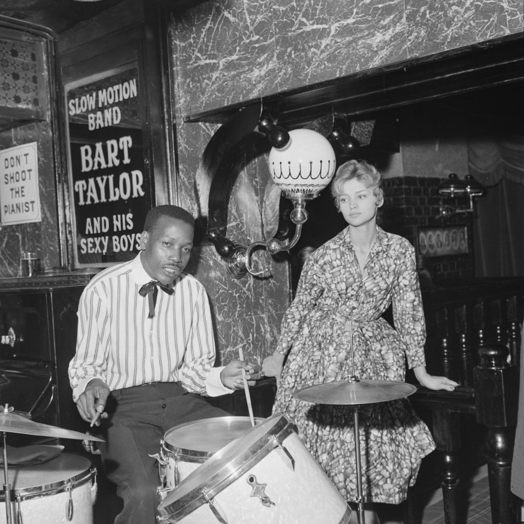 Tirage photo argentique CABARET JAZZ BART TAYLOR BAND 1960 30X30cm