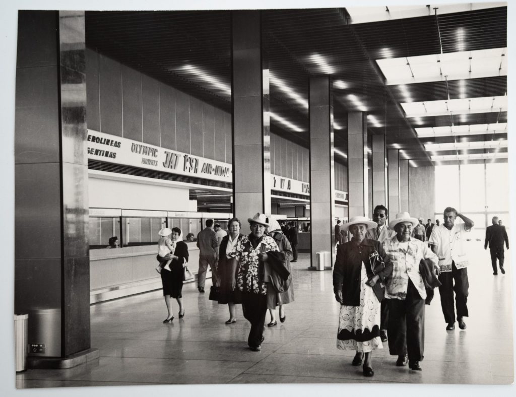 TIRAGE PHOTO Argentique France Aéroport d'Orly 20X25CM 1960