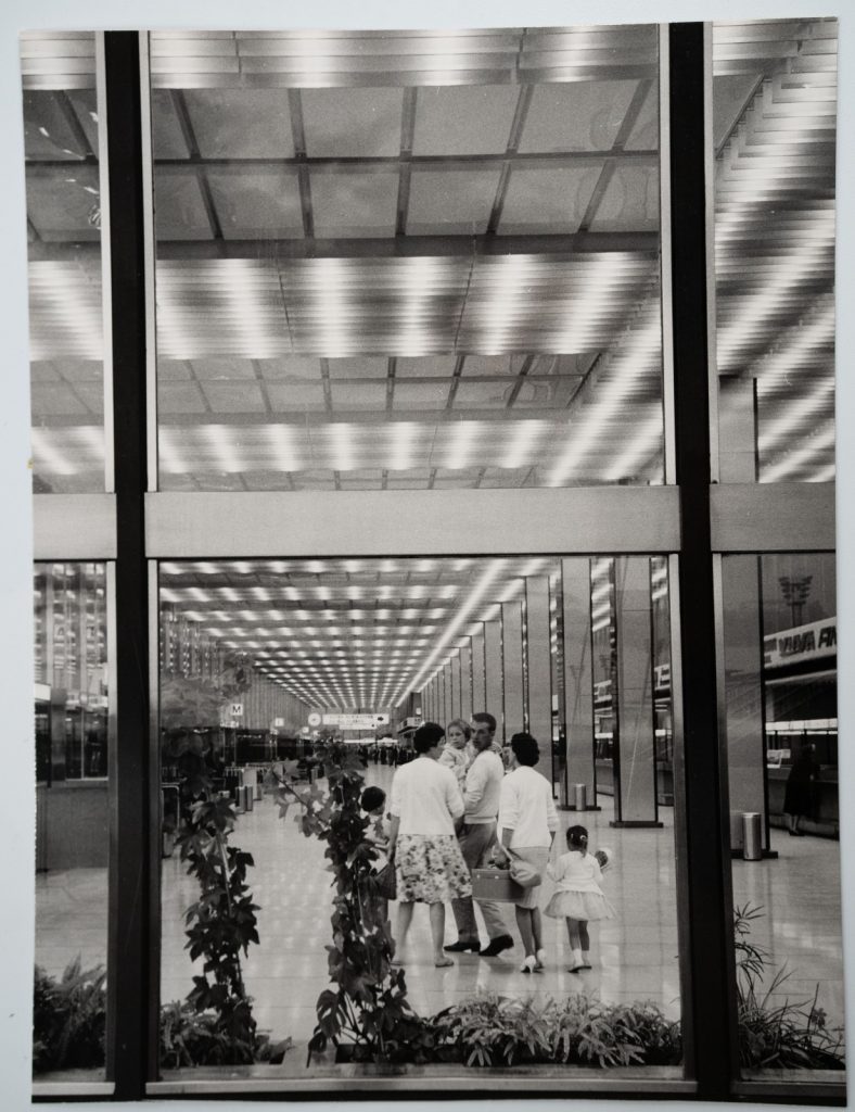 TIRAGE PHOTO Argentique France Aéroport d'Orly 20X25CM 1960
