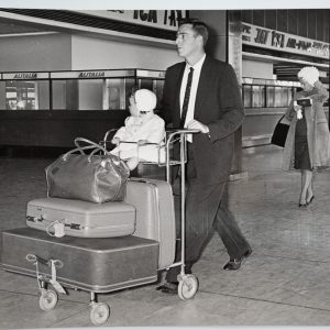 TIRAGE PHOTO Argentique France	Aéroport d'Orly	20X27cm	1960